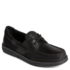 Boat Shoes*Sperry Men's , Surveyor 2 Eye Boat Shoe Baja Twist Black