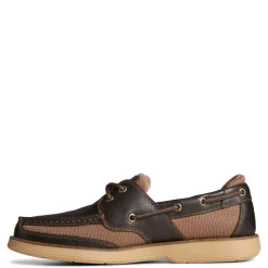Boat Shoes*Sperry Men's , Surveyor 2-Eye Boat Shoe Coffee Brown