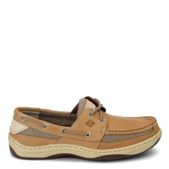 Boat Shoes*Sperry Men's , Tarpon 2-Eye Boat Shoes Tan/Beige