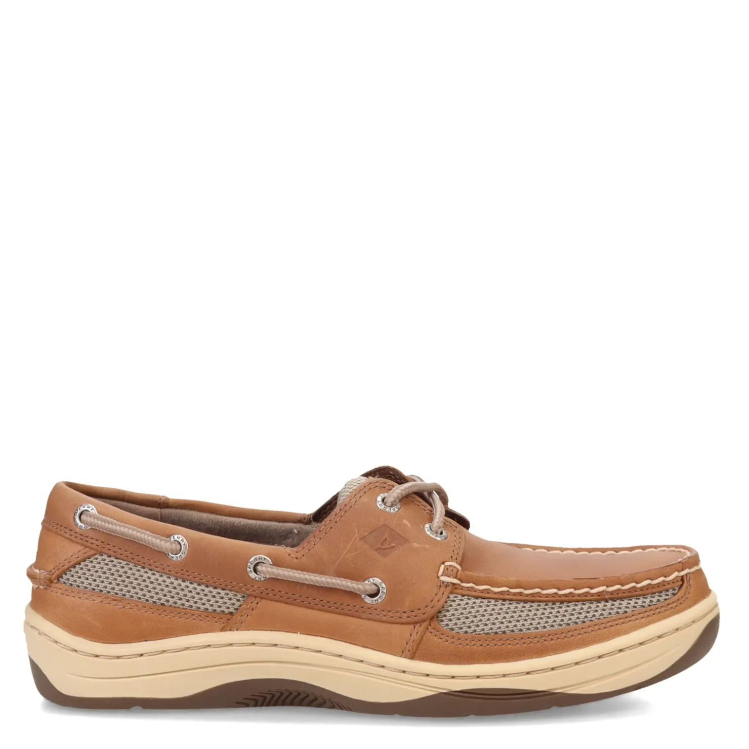Boat Shoes*Sperry Men's , Tarpon 2-Eye Boat Shoe Dark Tan