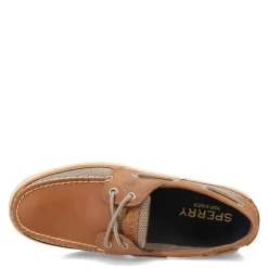 Boat Shoes*Sperry Men's , Tarpon 2-Eye Boat Shoe Dark Tan