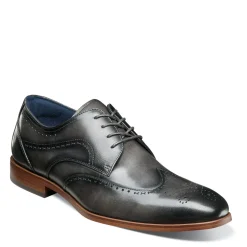 Dress*Stacy Adams Men's , Brayden Wingtip Oxford Gray