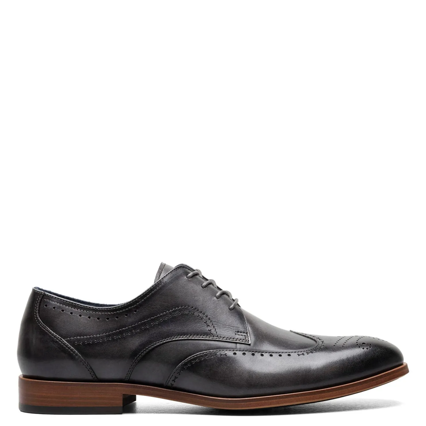 Dress*Stacy Adams Men's , Brayden Wingtip Oxford Gray