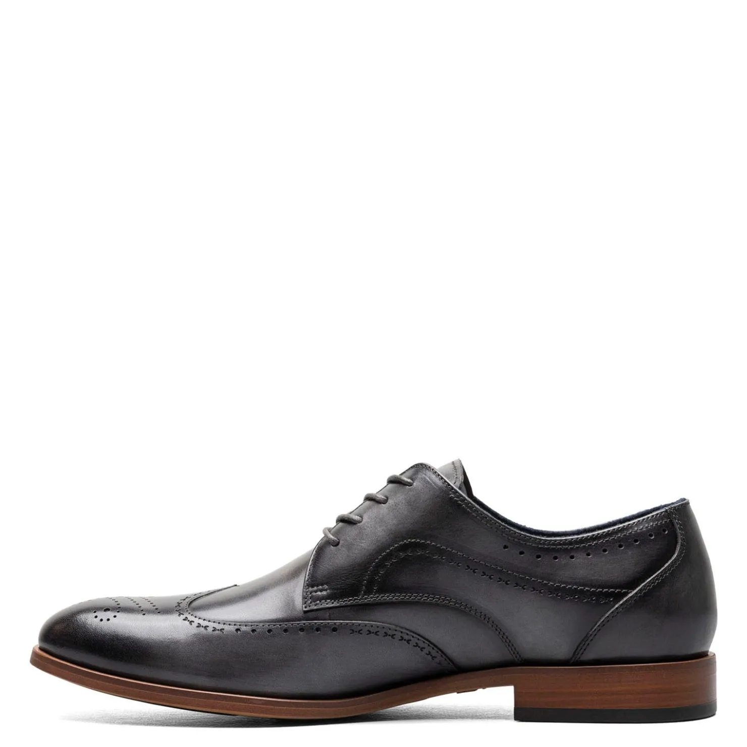 Dress*Stacy Adams Men's , Brayden Wingtip Oxford Gray