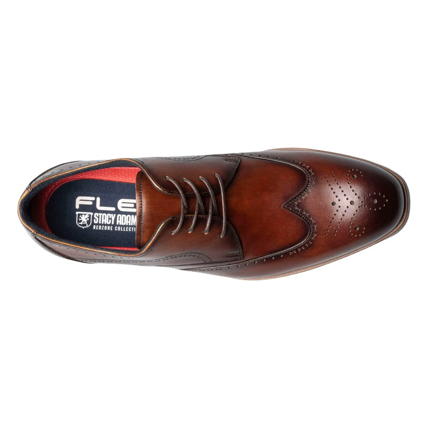 Dress*Stacy Adams Men's , Brayden Wingtip Oxford Brown