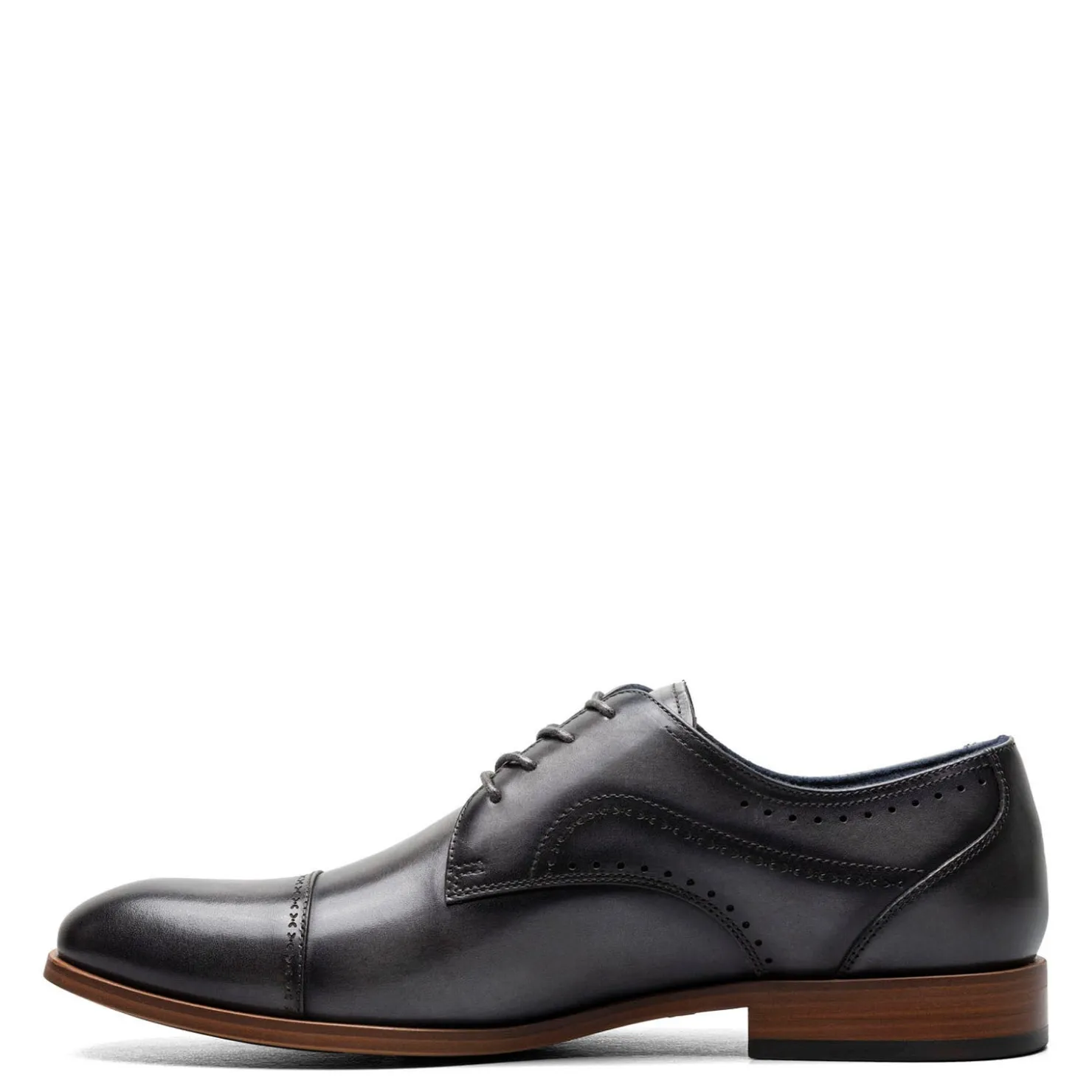 Oxfords*Stacy Adams Men's , Bryant Cap Toe Oxford Grey