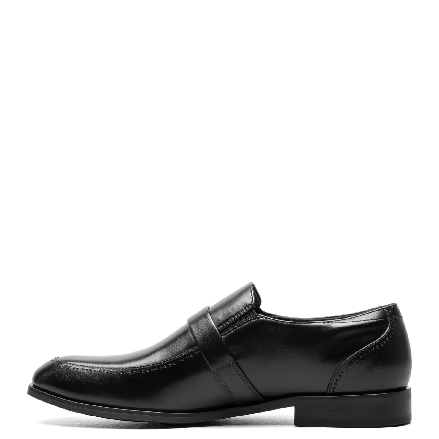 Loafers*Stacy Adams Men's , Buckley Moc Toe Loafer Black