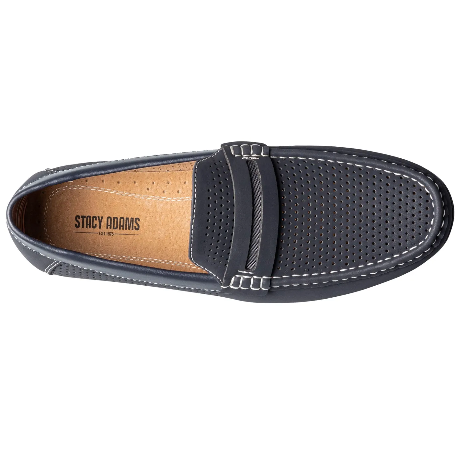 Slip-On Shoes*Stacy Adams Men's , Corby Loafer Navy