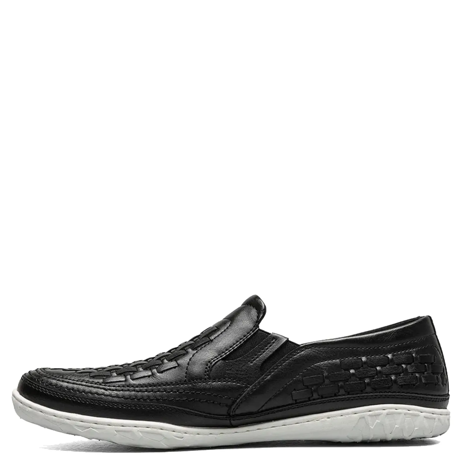 Slip-On Shoes*Stacy Adams Men's , Ithaca Moc Toe Slip-On Black