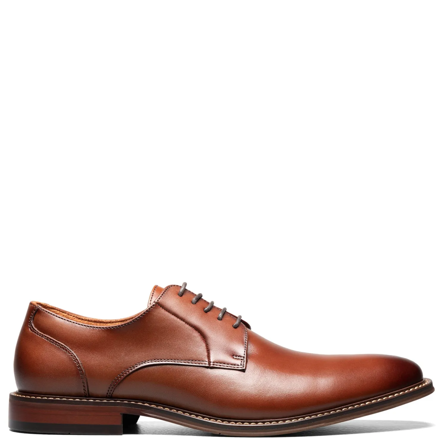 Dress*Stacy Adams Men's , Marlton Plain Toe Oxford Cognac