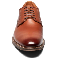 Dress*Stacy Adams Men's , Marlton Plain Toe Oxford Cognac