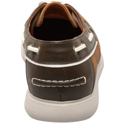Slip-On Shoes*Stacy Adams Men's , Reid Boat Shoe Cognac