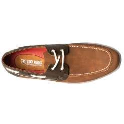 Slip-On Shoes*Stacy Adams Men's , Reid Boat Shoe Cognac