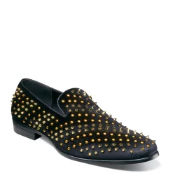 Loafers*Stacy Adams Men's , Sabert Loafer Black Multi