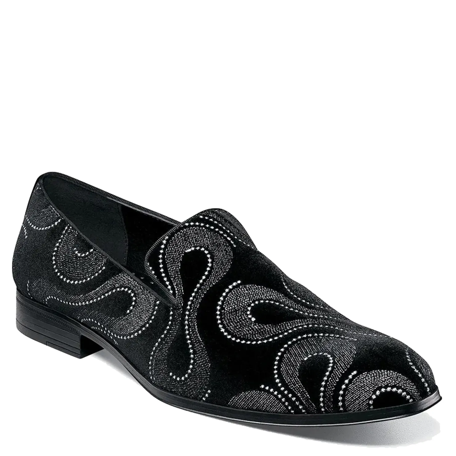 Dress*Stacy Adams Men's , Swainson Loafer Black/Silver