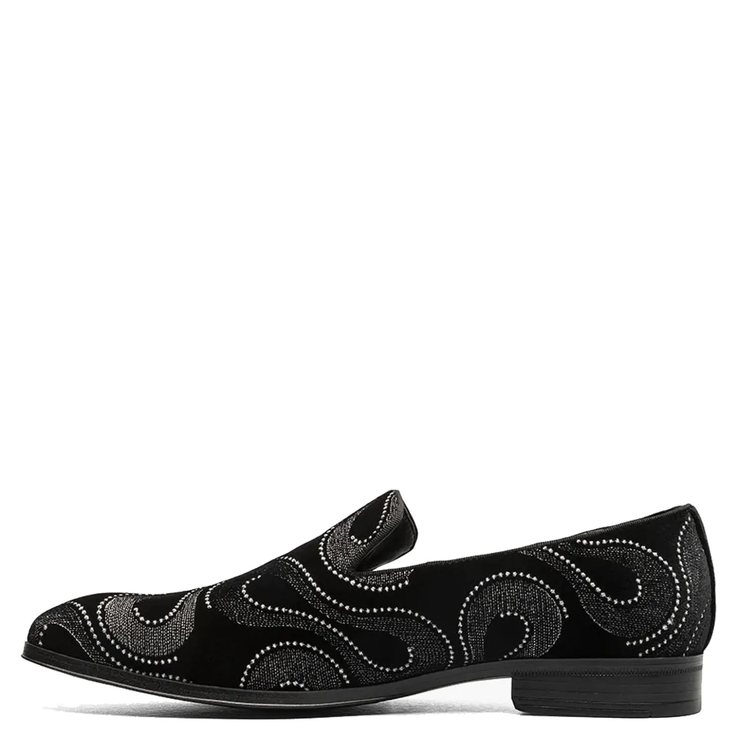 Dress*Stacy Adams Men's , Swainson Loafer Black/Silver