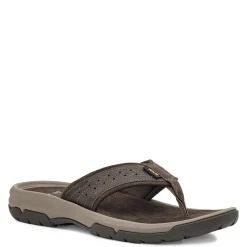 Sandals*Teva Men's , Langdon Flip Sandal Walnut