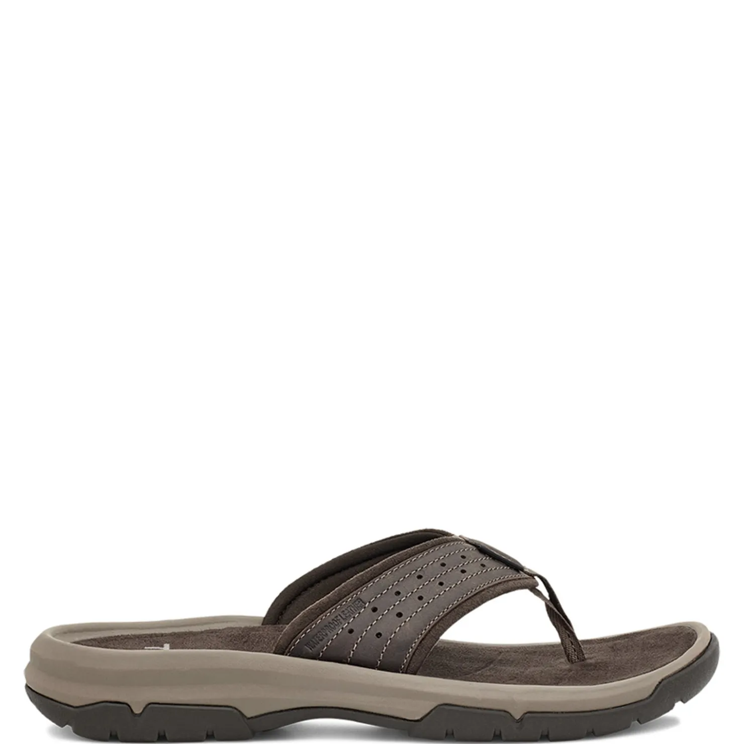 Sandals*Teva Men's , Langdon Flip Sandal Walnut