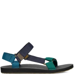 Outdoor & Hiking*Teva Men's , Original Universal Sandal Navy Blue Green Mix