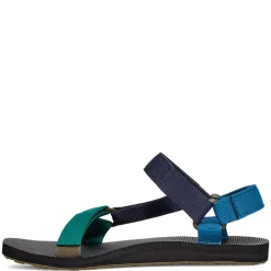 Sandals*Teva Men's , Original Universal Sandal Navy Blue Green Mix