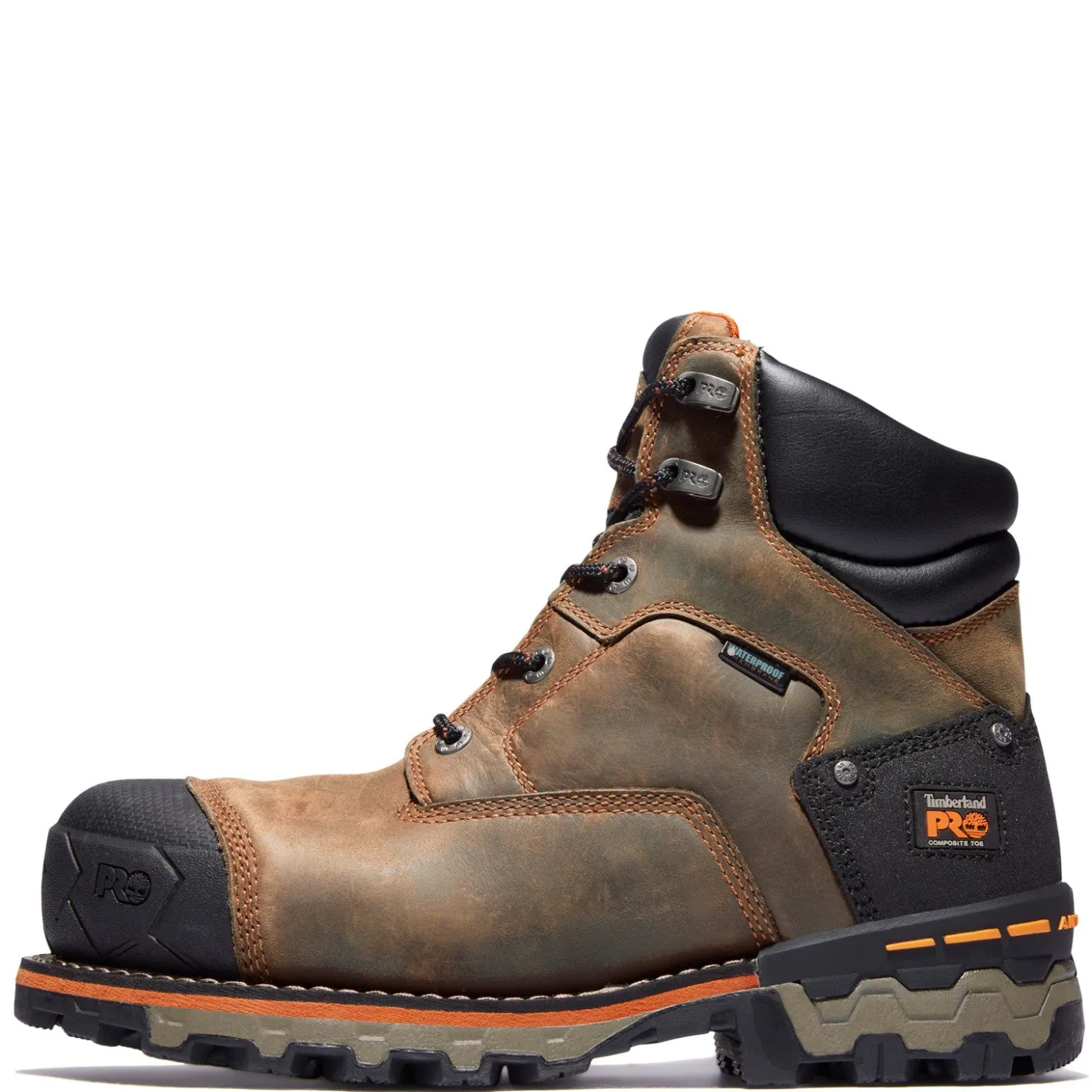 Boots*Timberland Pro Men's , Boondock HD Composite Toe Work Boot Brown Tan