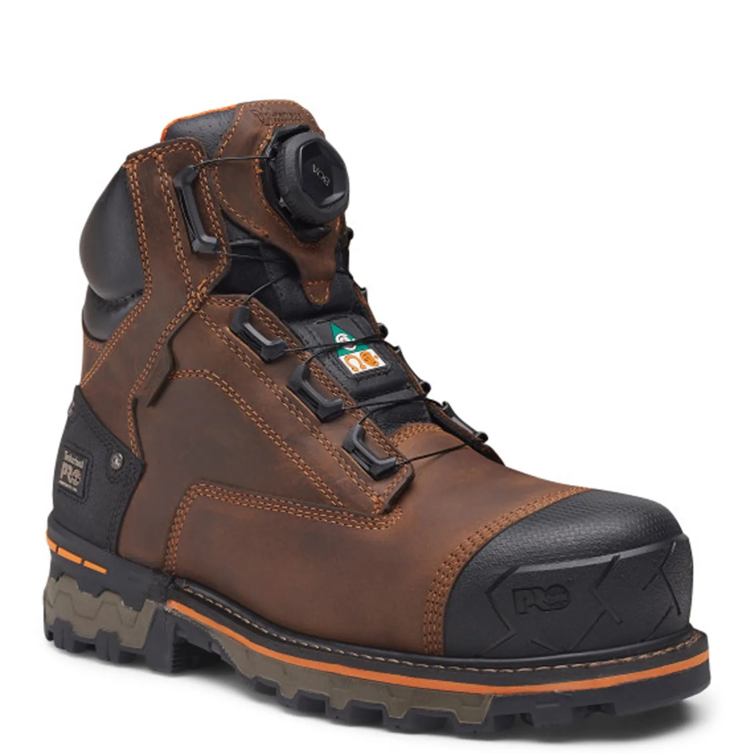 Boots*Timberland Pro Men's , Boondock BOA 6-Inch Composite Toe Waterproof Work Boot Mocha
