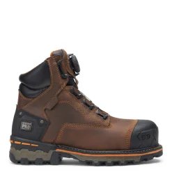 Boots*Timberland Pro Men's , Boondock BOA 6-Inch Composite Toe Waterproof Work Boot Mocha
