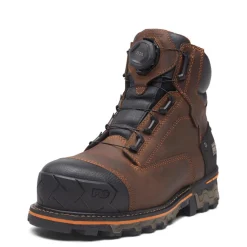 Boots*Timberland Pro Men's , Boondock BOA 6-Inch Composite Toe Waterproof Work Boot Mocha
