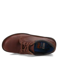 Work & Safety*Timberland Pro Men's , Gladstone Steel Toe ESD Work Shoe Brown