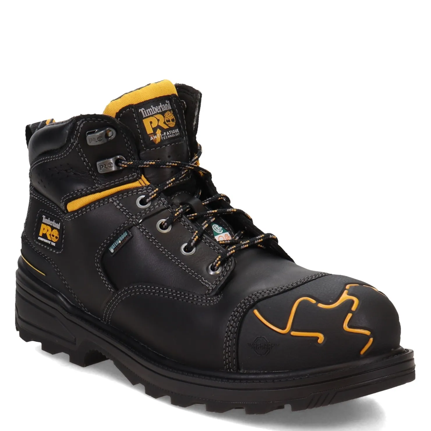 Work & Safety*Timberland Pro Men's , Magnitude 6in CT WP Boot Black Leather