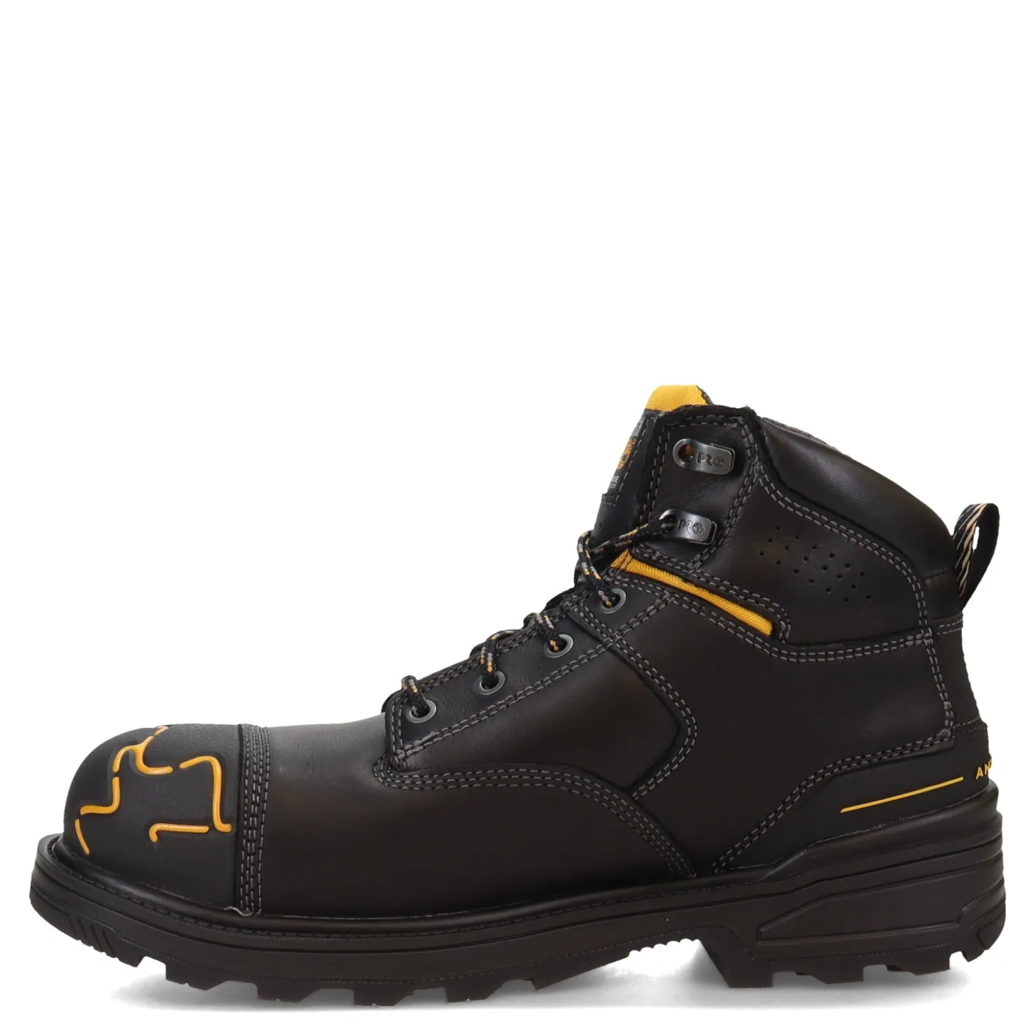 Work & Safety*Timberland Pro Men's , Magnitude 6in CT WP Boot Black Leather