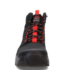 Boots*Timberland Pro Men's , Morphix Mid Waterproof CT Boot Black Red
