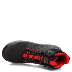 Boots*Timberland Pro Men's , Morphix Mid Waterproof CT Boot Black Red