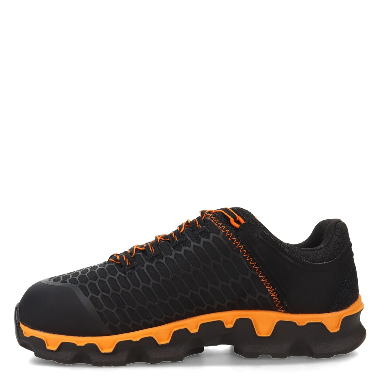 Sneakers & Athletics*Timberland Pro Men's , Powertrain Sport Alloy Toe Work Shoe Black Orange Mix