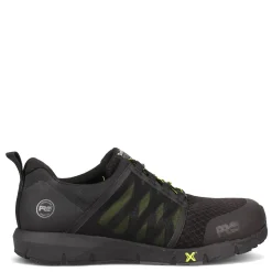 Sneakers & Athletics*Timberland Pro Men's , Radius Comp Toe Work Shoe Black Mesh / Lime