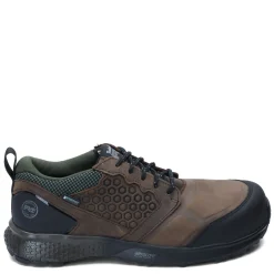 Sneakers & Athletics*Timberland Pro Men's , Reaxion Low Comp Toe Work Shoe Brown Green
