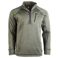 Outerwear*Timberland Pro Men's , Reaxion Quarter Zip Fleece Jacket Burnt Olive
