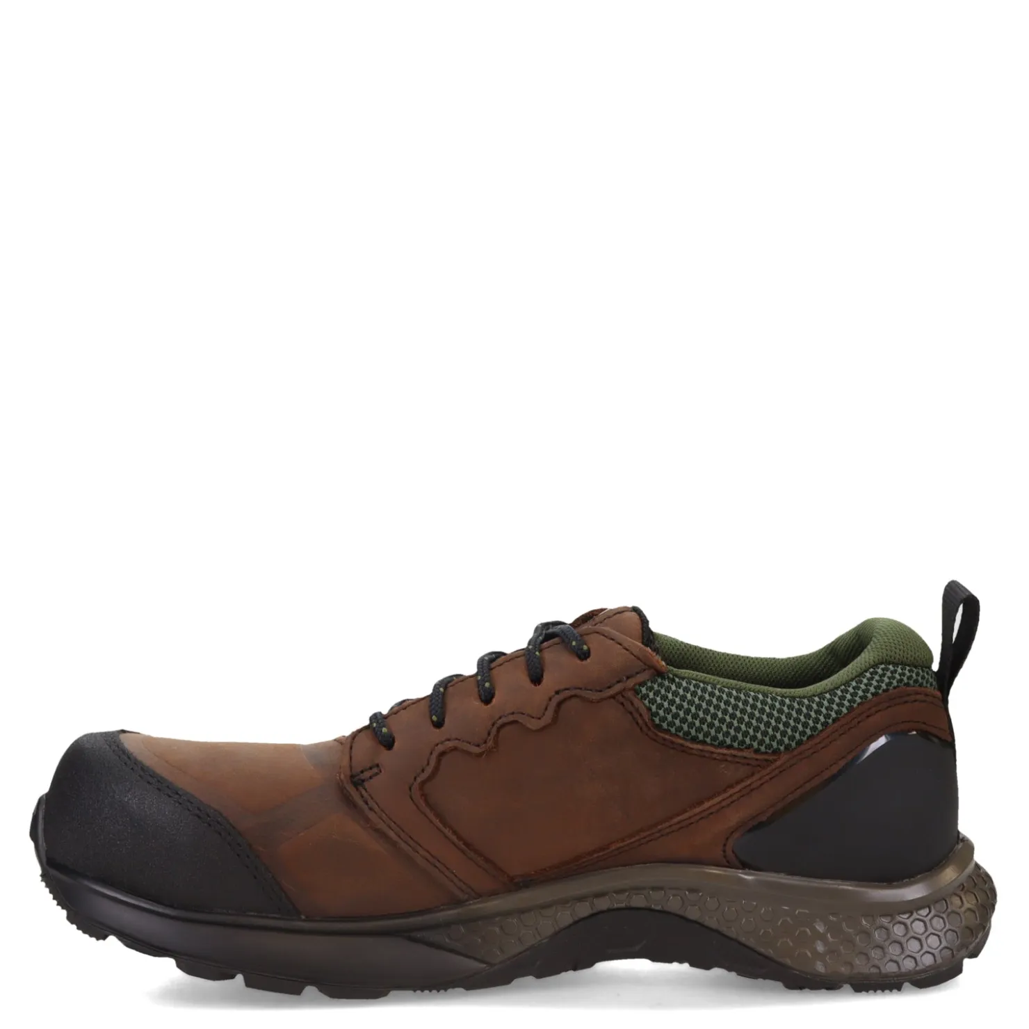 Sneakers & Athletics*Timberland Pro Men's , Reaxion Low Comp Safety Toe Work Shoe Brown Green