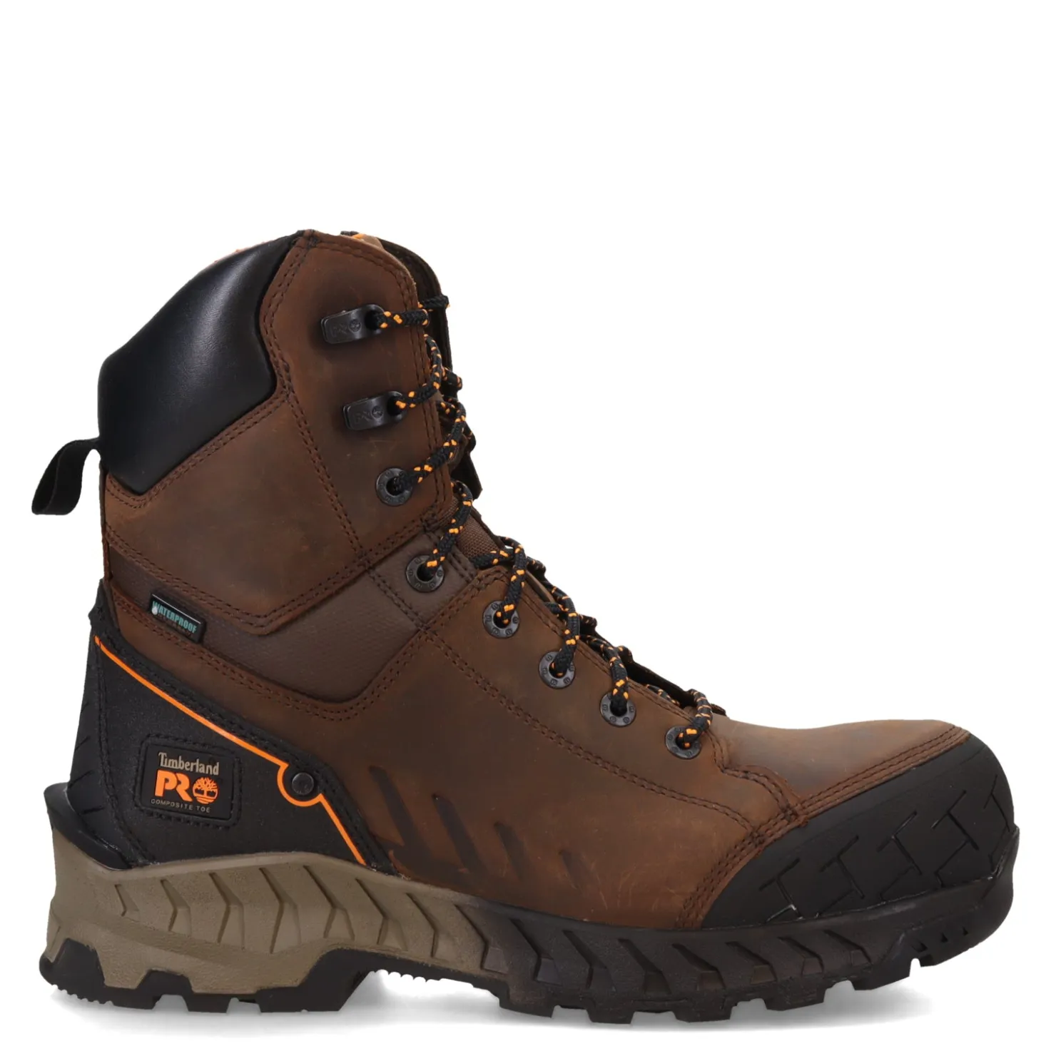 Work & Safety*Timberland Pro Men's , Work Summit 8" Waterproof Comp Toe Work Boot Brown