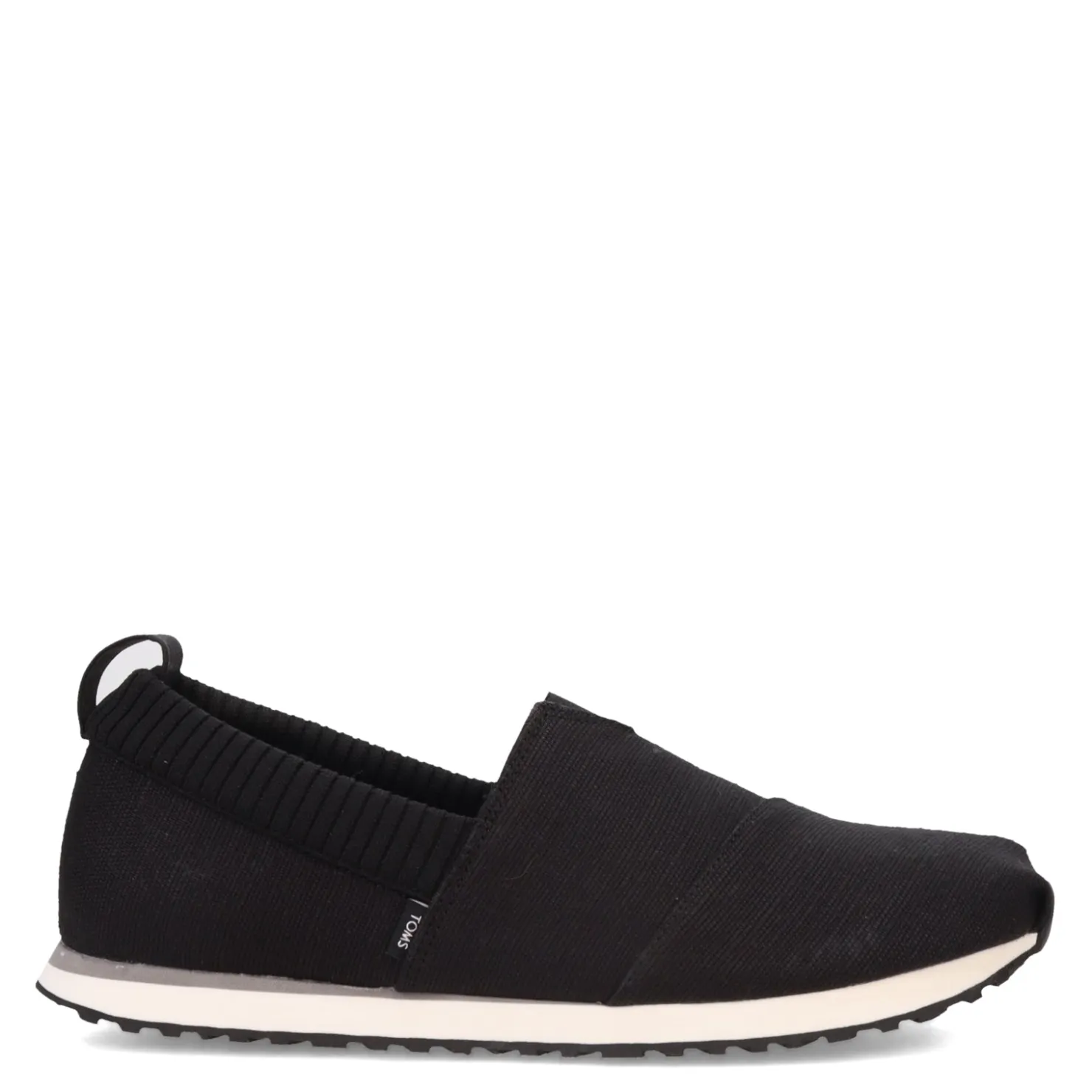 Slip-On Shoes*TOMS Men's , Alp Resident Sneaker Black Knit Stretch