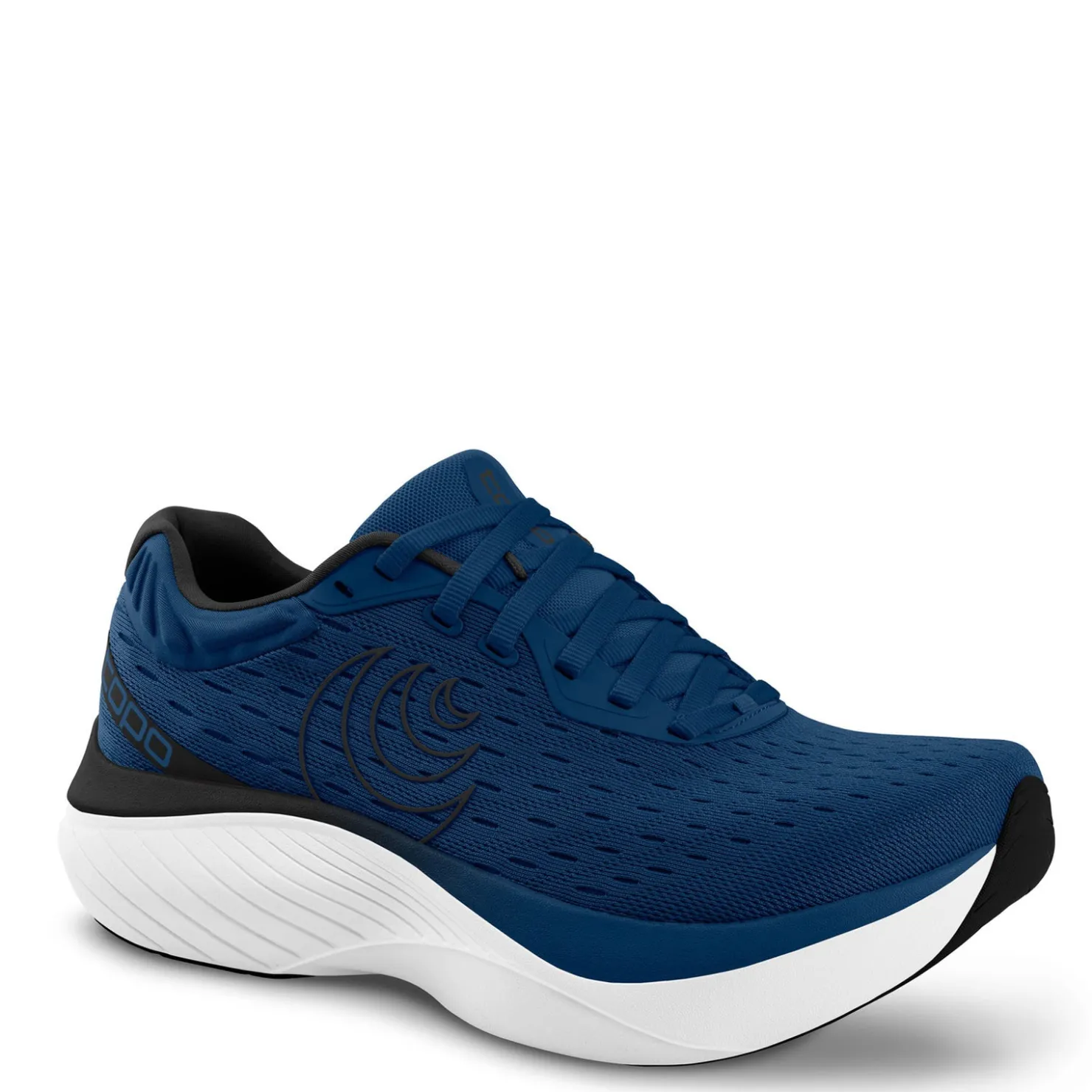 Running*Rockport Works Men's Topo, Atmos Running Shoe Navy/White