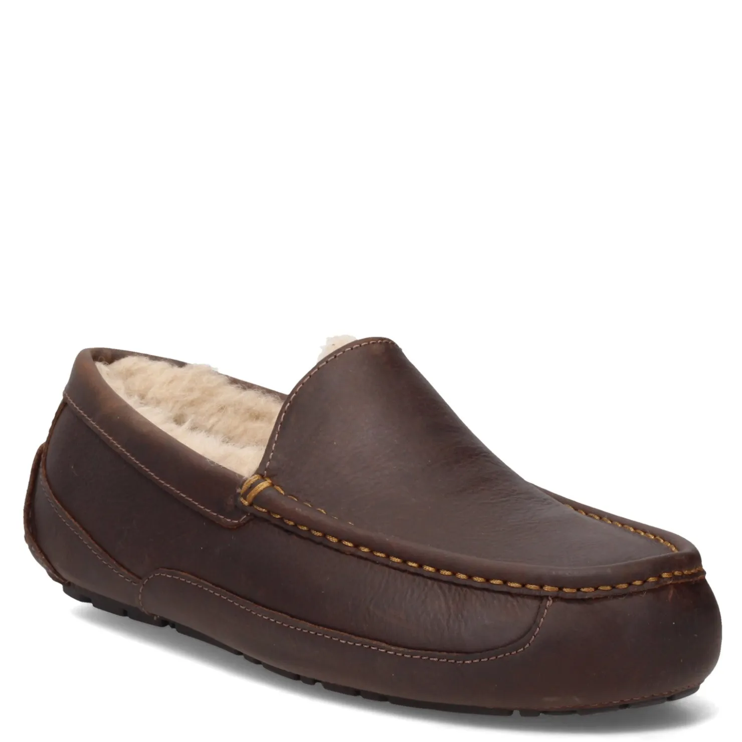 Loafers*UGG Men's , Ascot Slipper Tan Leather