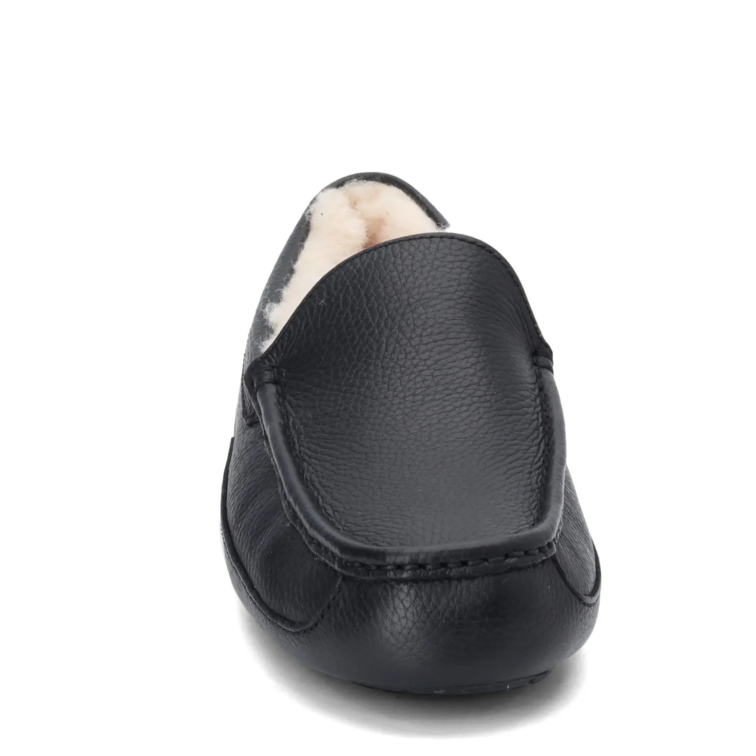 Slippers*UGG Men's , Ascot Slipper Black Leather