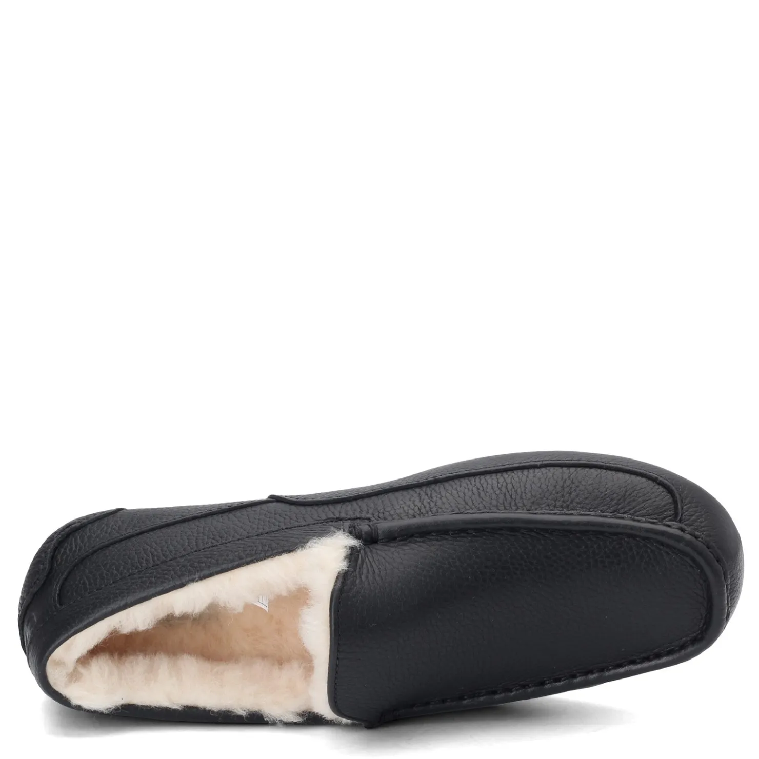 Slippers*UGG Men's , Ascot Slipper Black Leather