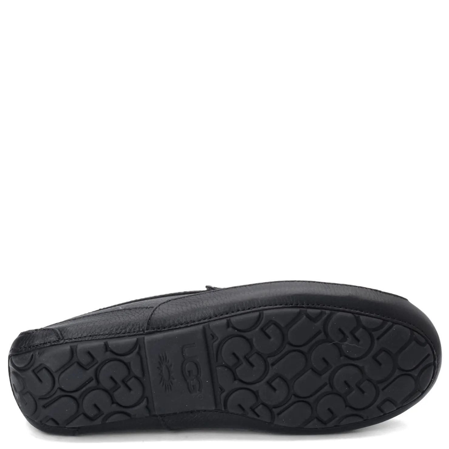 Slippers*UGG Men's , Ascot Slipper Black Leather