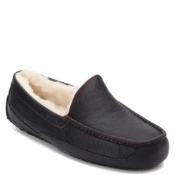 Slippers*UGG Men's , Ascot Slipper China Tea Leather