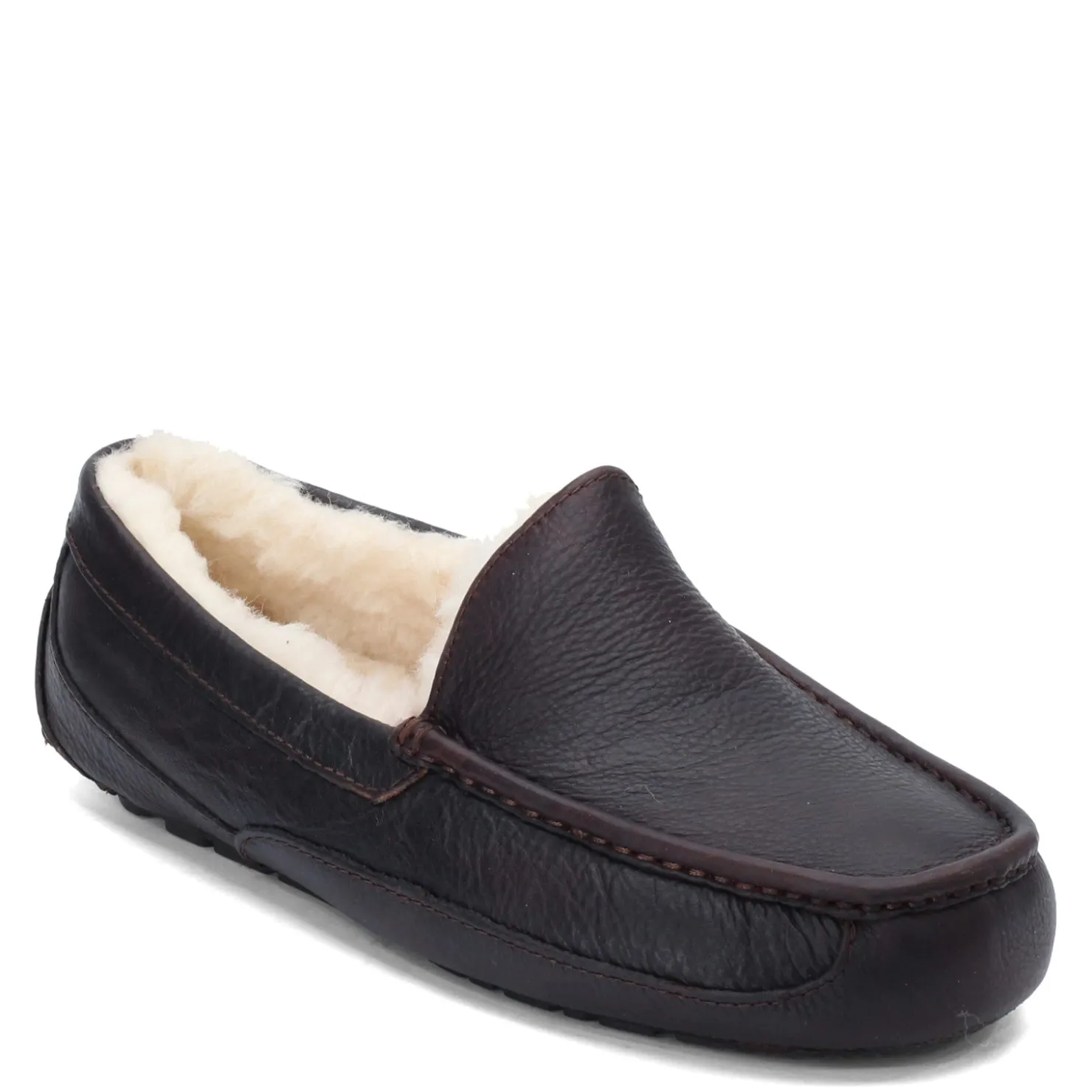 Slippers*UGG Men's , Ascot Slipper China Tea Leather