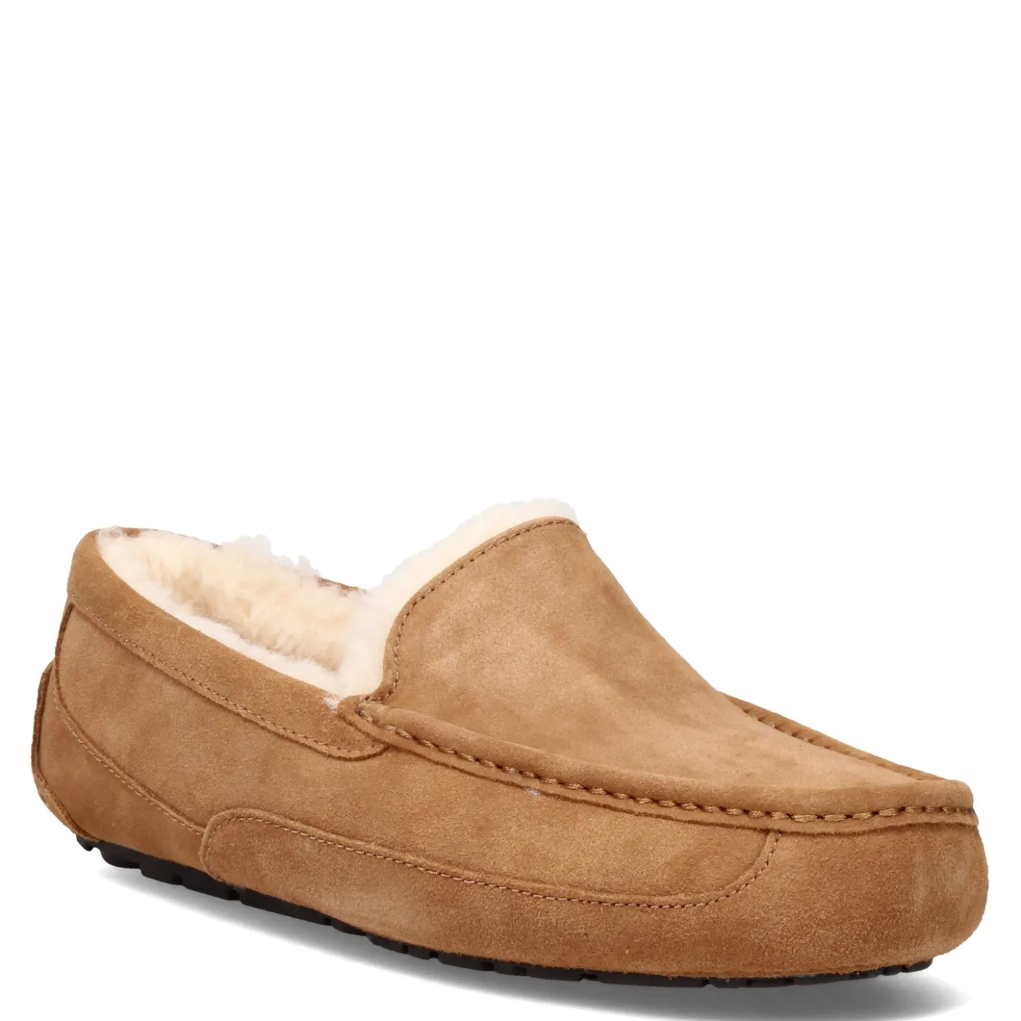 Slip-On Shoes*UGG Men's , Ascot Slipper - Wide Width Chestnut