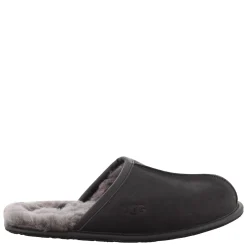 Slippers*UGG Men's , Scuff Slipper Black Leather