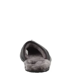 Slippers*UGG Men's , Scuff Slipper Black Leather